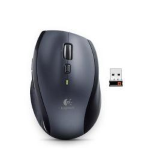 Logitech Marathon M705 - Mouse - per destrorsi - laser - senza fili - 2.4 GHz - ricevitore wireless USB
